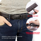 Cinturón Tico Cuero Auténtico Hebilla Automática Elegancia Casual