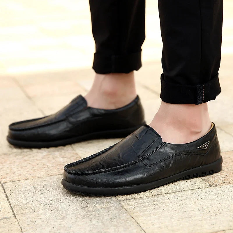 Zapatos Piel Genuina Hombre ∣ Transpirables Conducción ∣ Talla 37-46