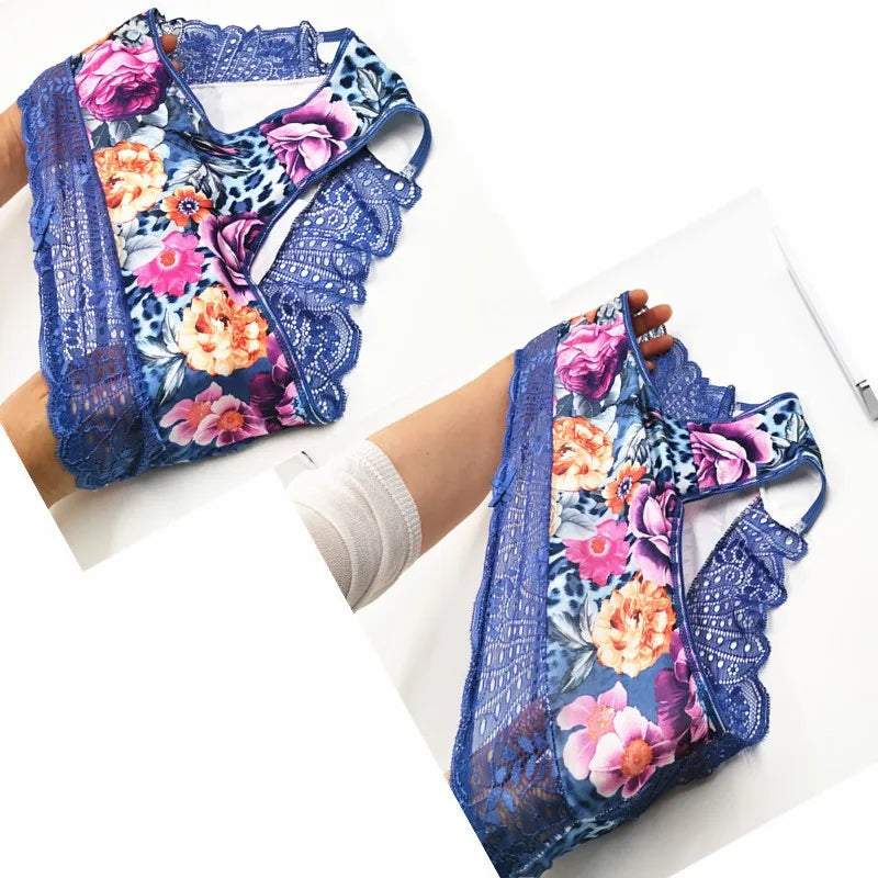 Braguitas de Encaje Floral | Talla Grande 6XL