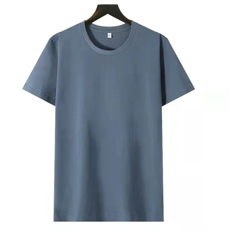 Camiseta Básica de Algodón Unisex | Media Manga | Colores Sólidos | Corte Casual