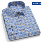 Camisa Clásica Algodón Hombre | Manga Larga | Botones | Casual y Oficina | Ticotrendy