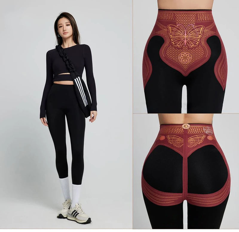 Leggings Piel Tiburón Shaping | Levantador Glúteos Micro Presión | Adelgazamiento Fitness P-V | Ticotrendy