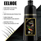 Champú de tinte para el cabello a base de hierbas naturales 3 en 1, cambio de Color del cabello, cabello gris a marrón oscuro, negro, cuidado nutritivo profundo