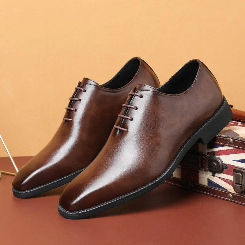 Zapatos Formales para Hombre 2026 | Primavera Otoño con Cordones | Zapatos de Boda y Negocios | Tico Trendy