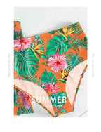 Bikini con Estampado Tropical y Falda - Para un Día en el Caribe