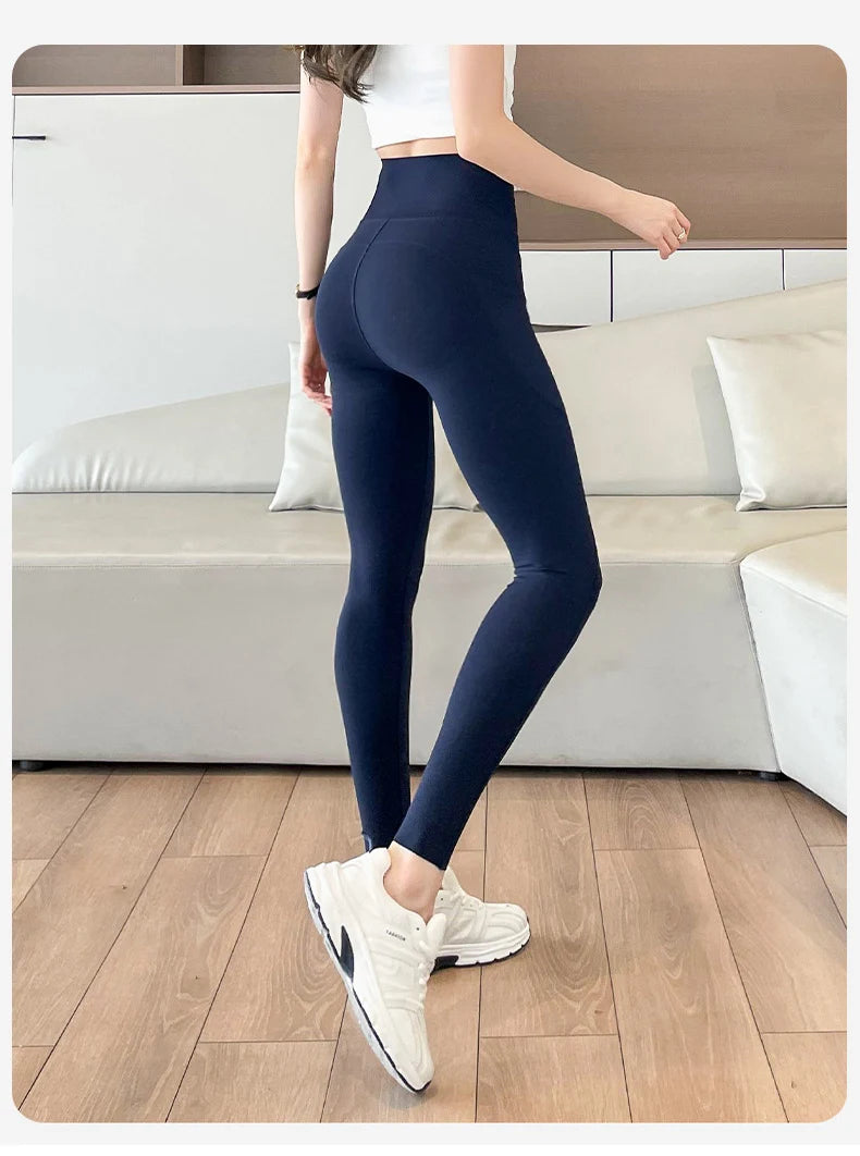 Leggings Piel Tiburón Bolsillo | Push Up Cintura Alta | Fitness Yoga Correr P-O | Ticotrendy