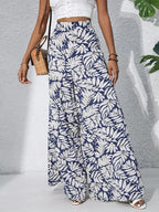 Pantalón Casual Estampado | Diseño Coreano Popular | Estilo Coreano Suelto