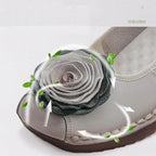 Mocasines Étnicos De Flores | Cuero Genuino Estilo Retro Lujoso Casual