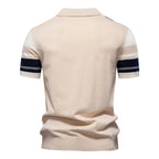 Polo Panel Contraste Malla Hombre | Punto Ligero Transpirable | Tallas S-XXL | Tico Trendy