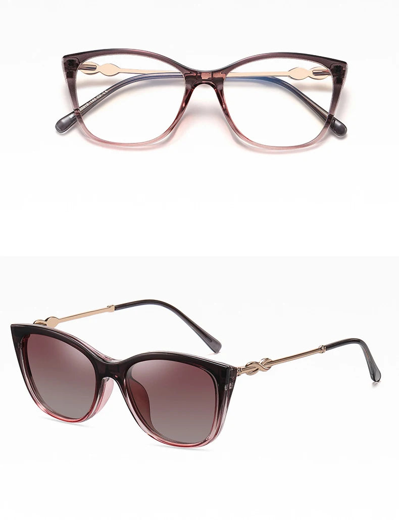 Gafas con Clip Magnético Anti Luz Azul Polarizadas