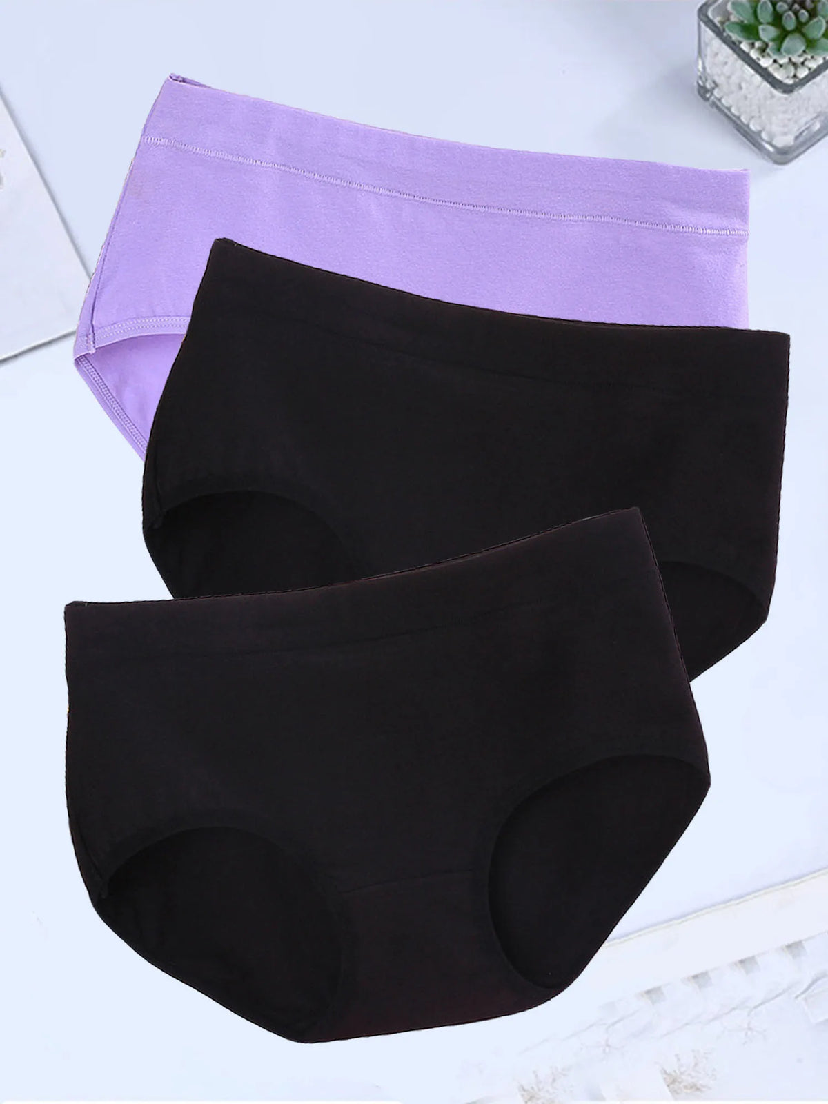 3 Paquete Bragas Talla Grande | Algodón Sin Costuras | Tico Trendy