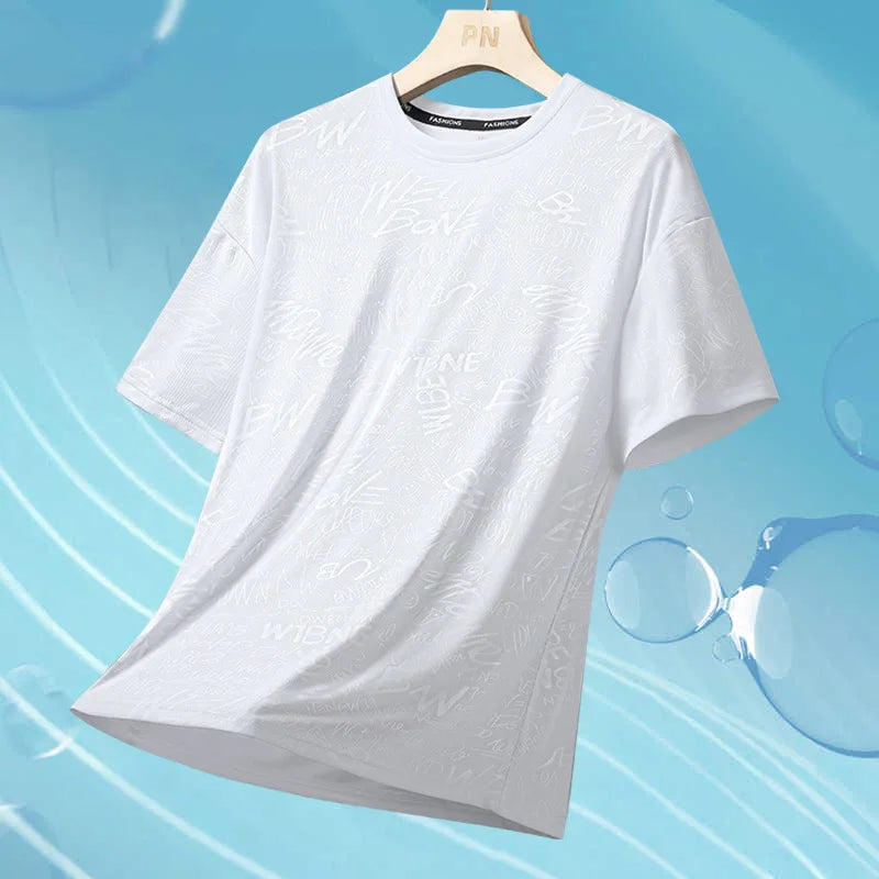 Camiseta Ticotrendy Hombre Manga Corta Cuello Redondo Casual | Transpirable Ligera
