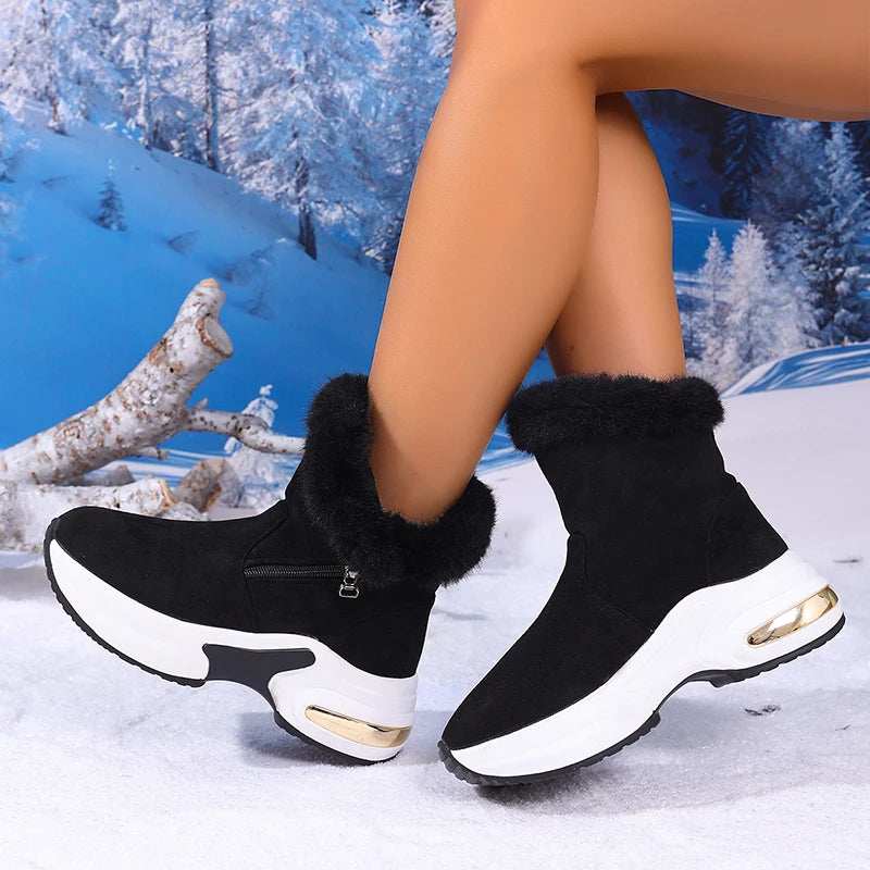 Botines de Cuña y Plataforma | Estilo Coreano | Mujer