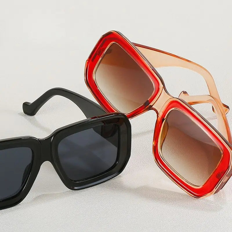 Gafas de Sol Cuadradas Grandes Retro Estilo Único Moderno