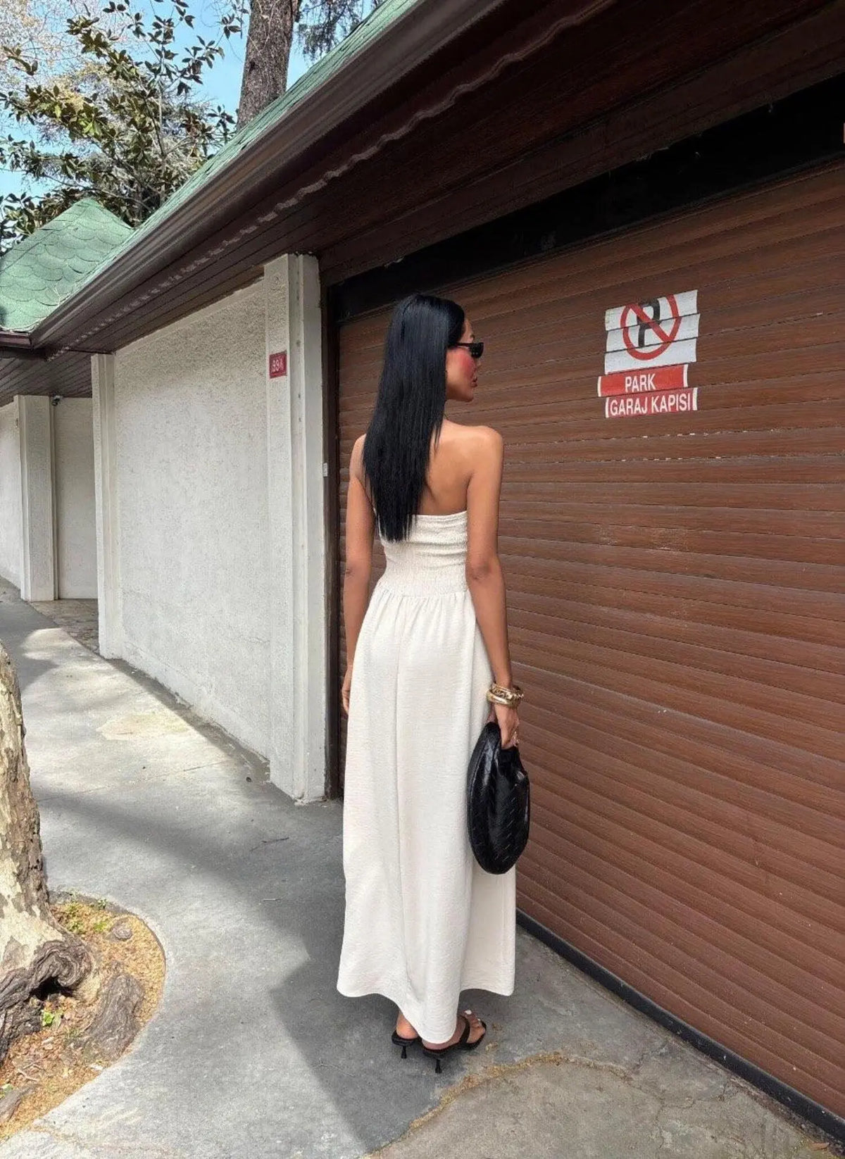 Vestido Largo Sin Mangas Elegante Vintage
