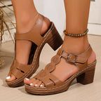 Sandalias de Mujer 2025 | Plataforma, Tacón Grueso y Estilo Gladiador
