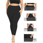 Leggings Yoga Talla Grande | Cintura Alta con Bolsillos | Levantamiento de Glúteos | Tico Trendy