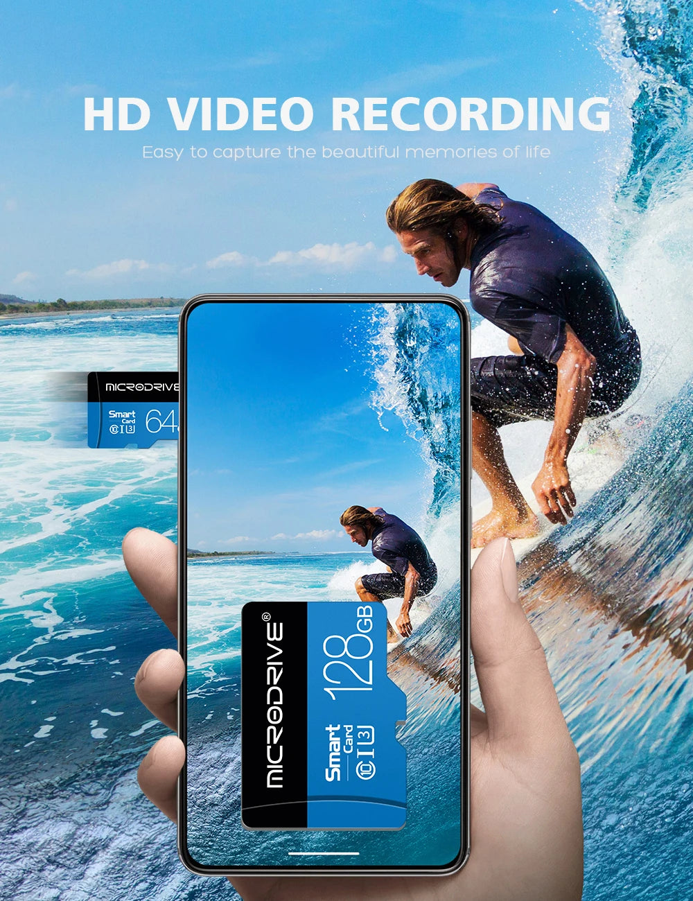Tarjeta Memoria Micro SD Clase 10 | Velocidad U3 V10 | Ticotrendy Costa Rica