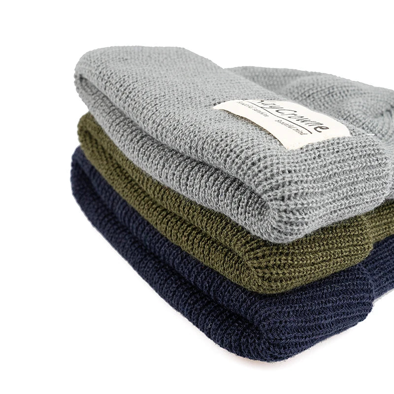 Gorro Punto Grueso Cálido Acrílico Térmico Invierno | Esquí Montar Casual Unisex