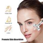 Masajeador Facial Rodillo 3D | Forma Y Rotación 360 Para Modelar | Belleza Y Relax
