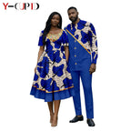 Vestido Apliques Estampado Africano Pareja | Camisa y Pantalón | Tallas S-6XL | Tico Trendy