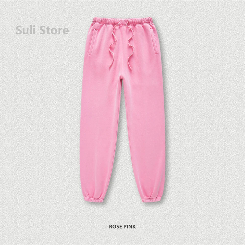 Jogger Polar 355GSM Lavado | Unisex Suelto Retro | Pantalón Chándal Cálido | Invierno 2025 | Ticotrendy