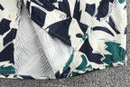 Camisa Hawaiana Hombre | Estampado Floral | Tela Seersucker | Manga Corta