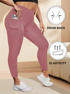 Leggings Yoga Talla Grande | Cintura Alta con Bolsillos | Levantamiento de Glúteos | Tico Trendy