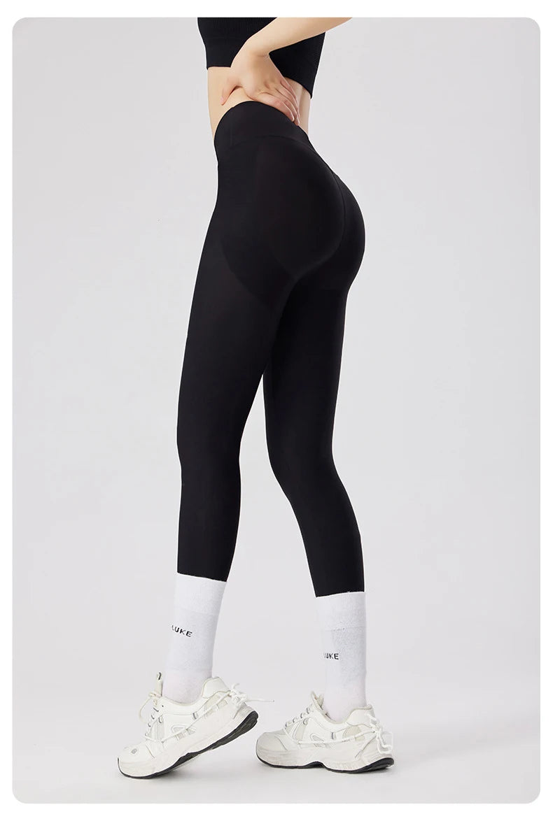 Leggings Piel Tiburón Shaping | Realce Glúteos Sin Costuras | Cintura Alta Sexy Fitness PV | Ticotrendy