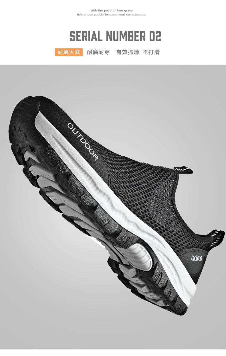 Mocasines Casuales Hombre | Malla Respirable Ligera Confort Estilo Tico | Talla Grande