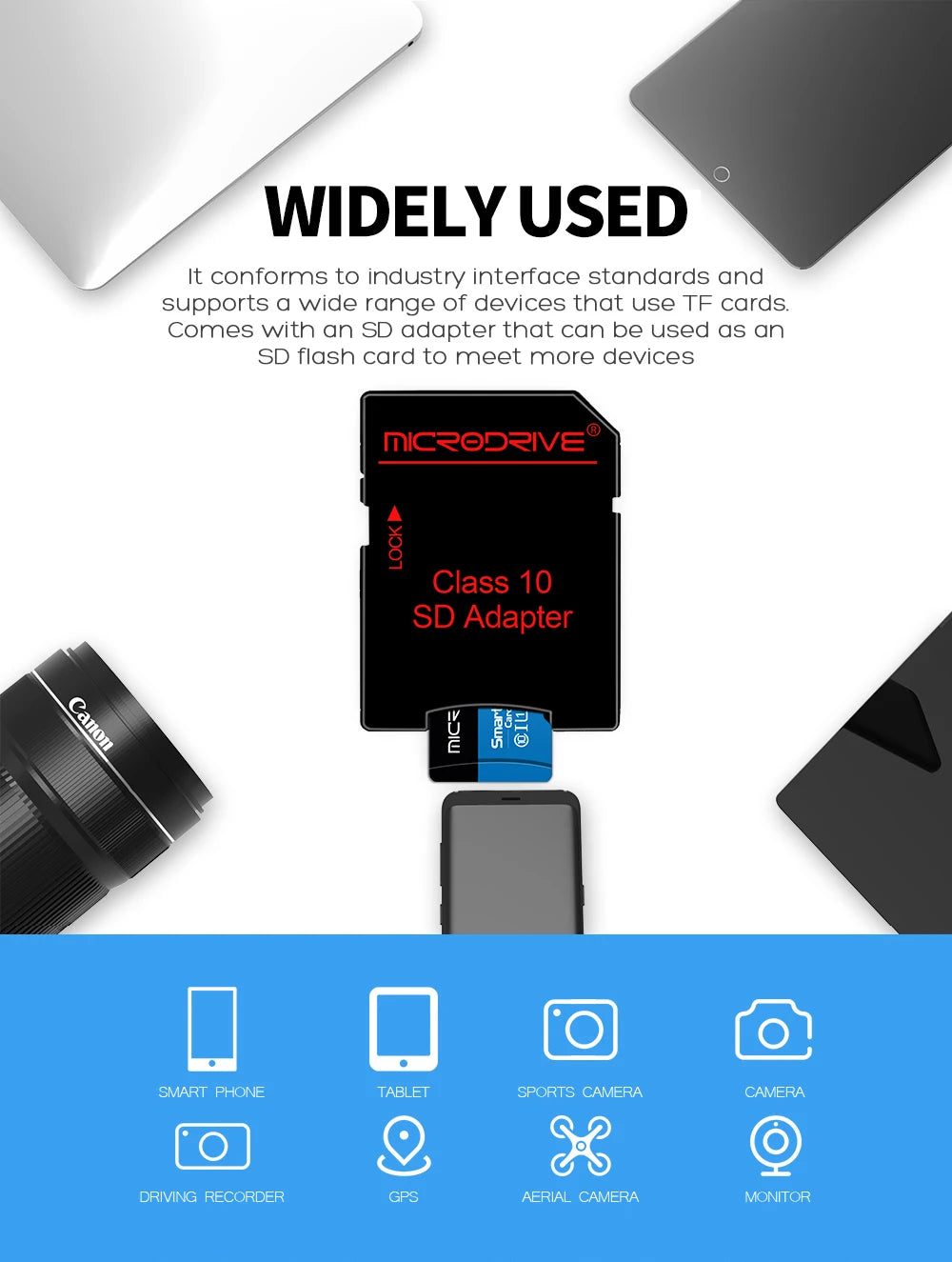 Tarjeta Memoria Micro SD Clase 10 | Velocidad U3 V10 | Ticotrendy Costa Rica