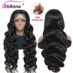 Peluca de cabello humano con frente de encaje 13x6, densidad 200, pelucas de cabello humano ondulado HD transparente, peluca de cabello crudo brasileño de 30 pulgadas prearrancada