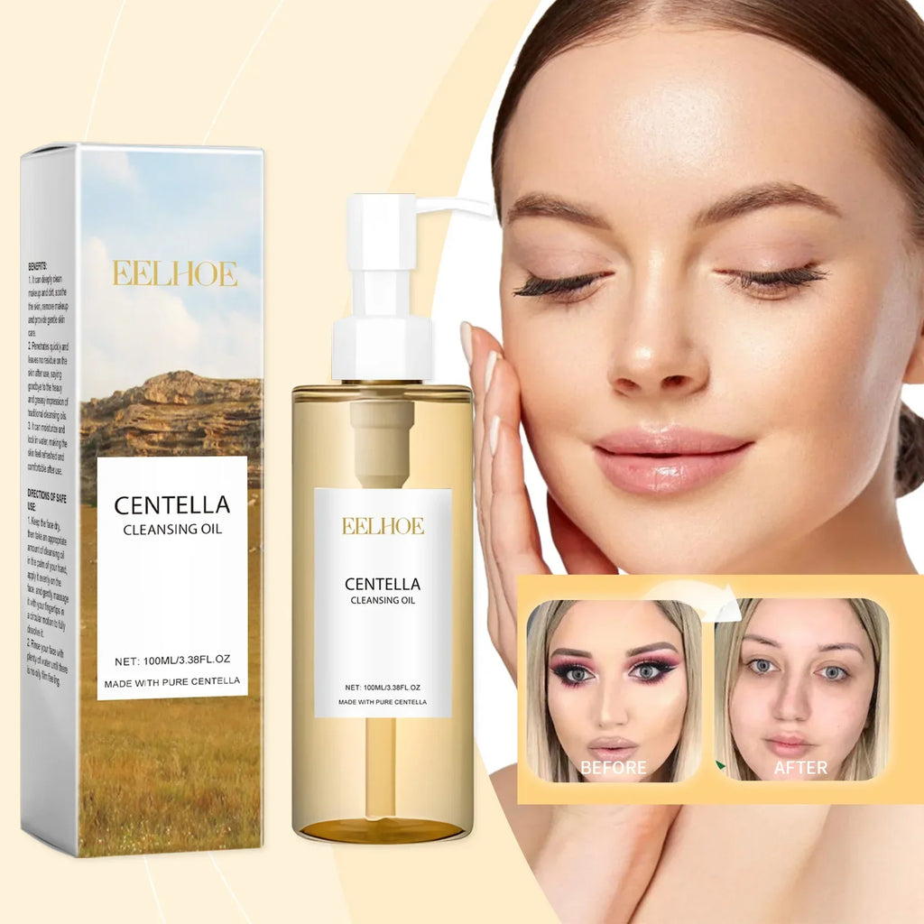 Aceite Limpiador Desmaquillante Facial | Centella Vitamina E | Control Sebo Piel Sensible