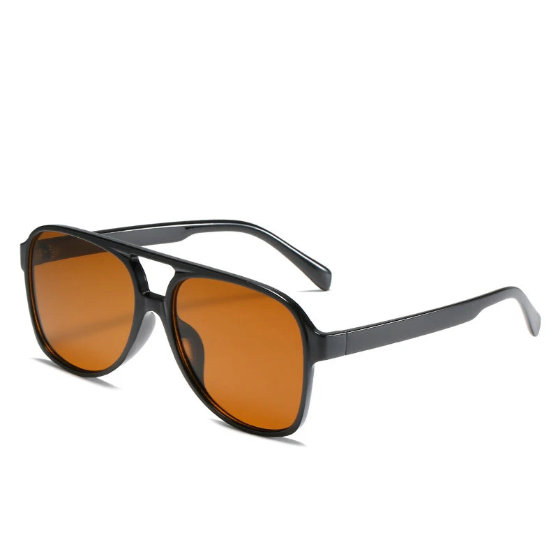 Gafas de Sol Cuadradas de Puente Doble Estilo Tendencia Tico