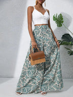 Pantalón Casual Estampado | Diseño Coreano Popular | Estilo Coreano Suelto