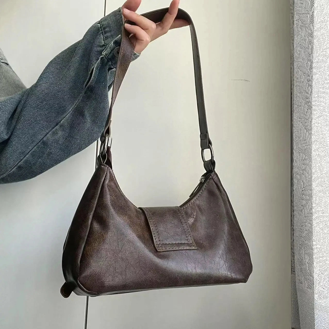 Bolso de Hombro Y2K Estilo Maillard para Mujer
