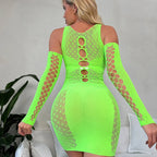 Body de Malla con Encaje | Verde | Tico Trendy