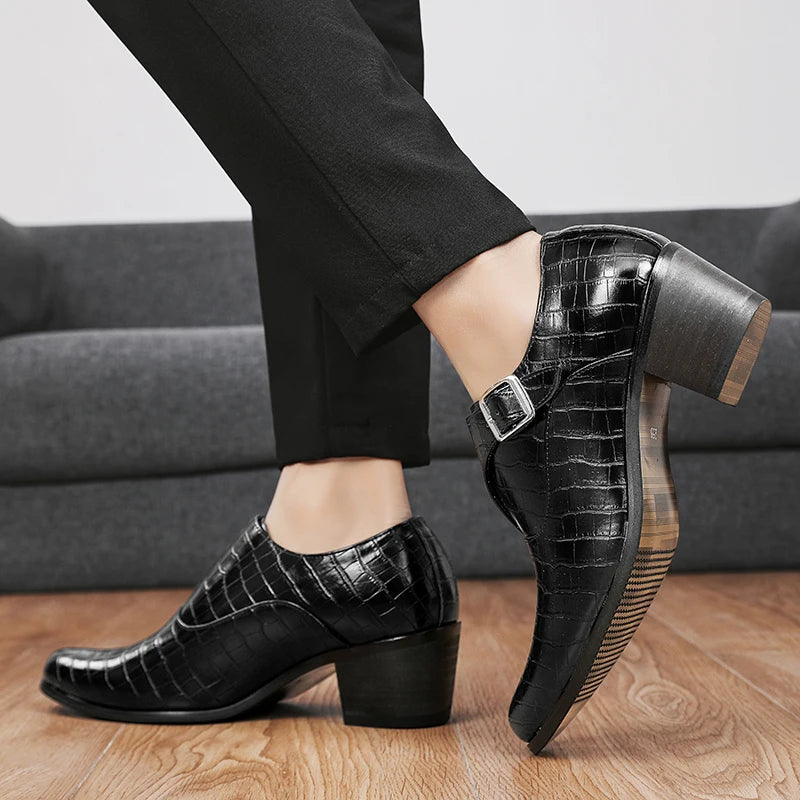 Zapatos Oxford Charol Marrones Hombre | Clásicos Punta Puntiaguda Con Cordones Boda