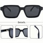 Gafas de Sol Polarizadas Caterside | Retro Cuadradas | Montura de Acetato | Unisex