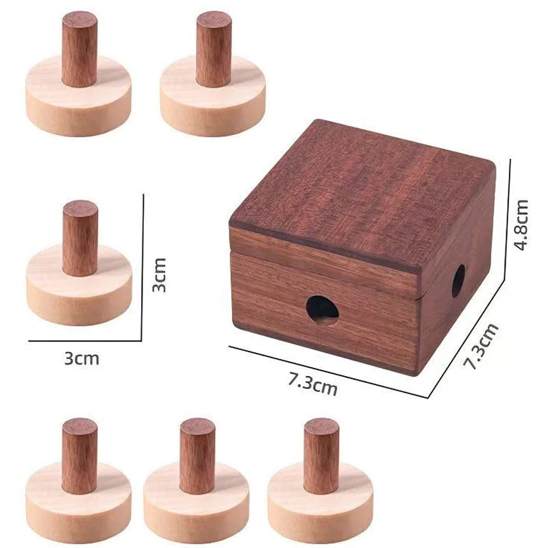 Caja de rompecabezas de madera para rizar imposible, rompecabezas muy difícil, juegos lógicos, juguetes educativos para niños y adultos, regalos novedosos