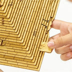 Regalo sorpresa, caja de rompecabezas piramidal Quest con compartimento oculto, juegos de rompecabezas para adultos y niños, juguetes creativos de prueba IQ