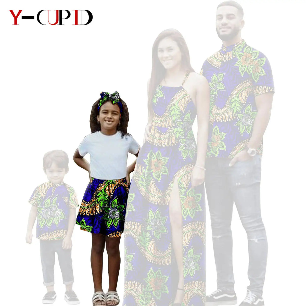 Vestido Sexy y Camisa Dashiki Familiar | Tico Trendy