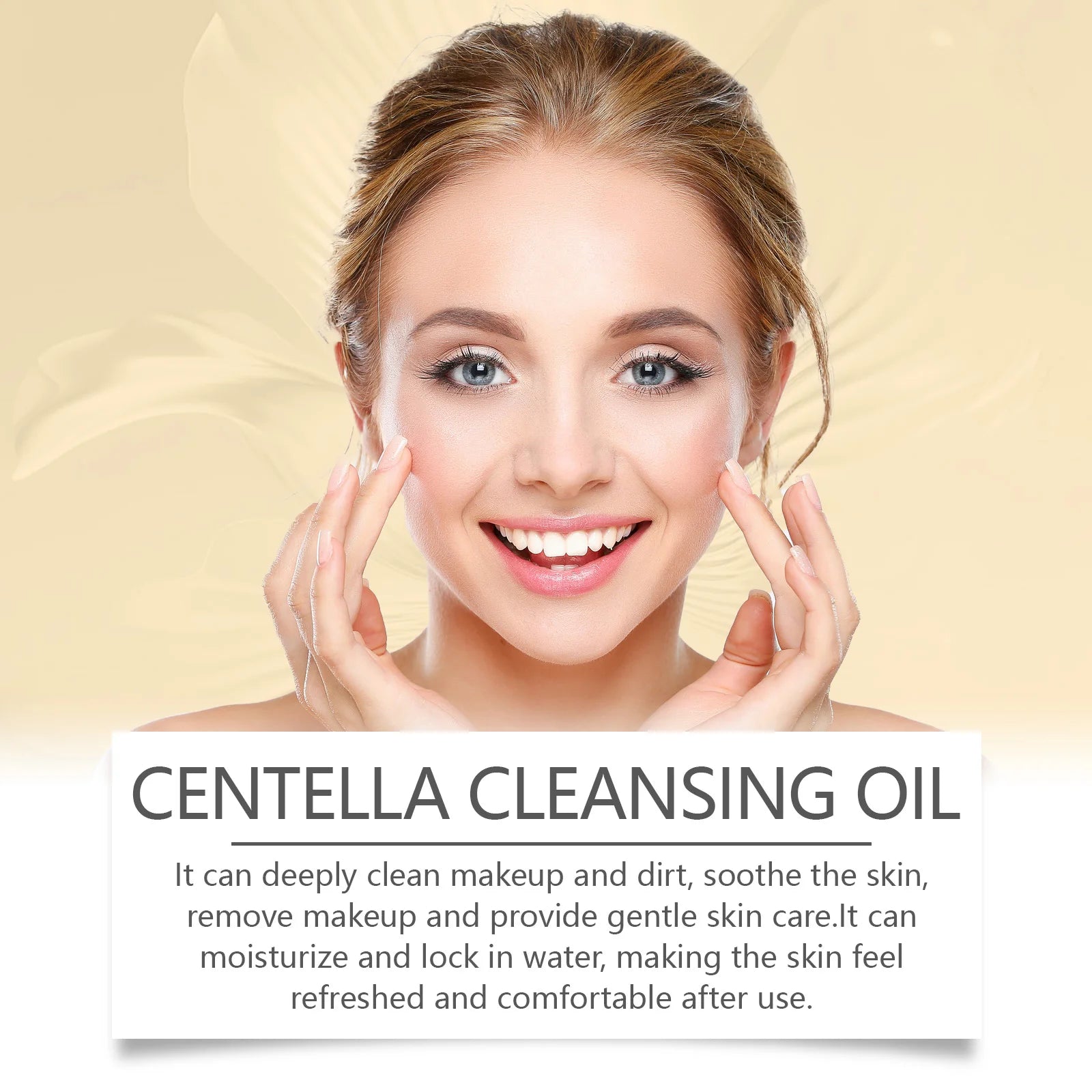 Aceite Limpiador Desmaquillante Facial | Centella Vitamina E | Control Sebo Piel Sensible