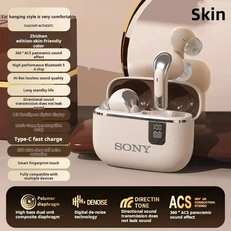 Auriculares Bluetooth Sony TWS | Micrófono HIFI | Pantalla LED | Accesorios para Juegos