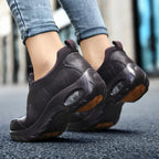 Zapatillas Informales Sin Cordones | Cuero con Cojín de Aire | Antideslizantes | Cómodas