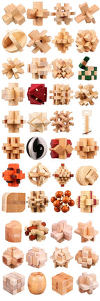 Rompecabezas de madera para niños y adultos, jaula con cerradura Luban triangular, juegos de desafío IQ, juguetes educativos intelectuales