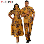 Vestido Estampado Africano Dashiki Pareja | Camisa y Pantalón | Tallas S-6XL | Tico Trendy