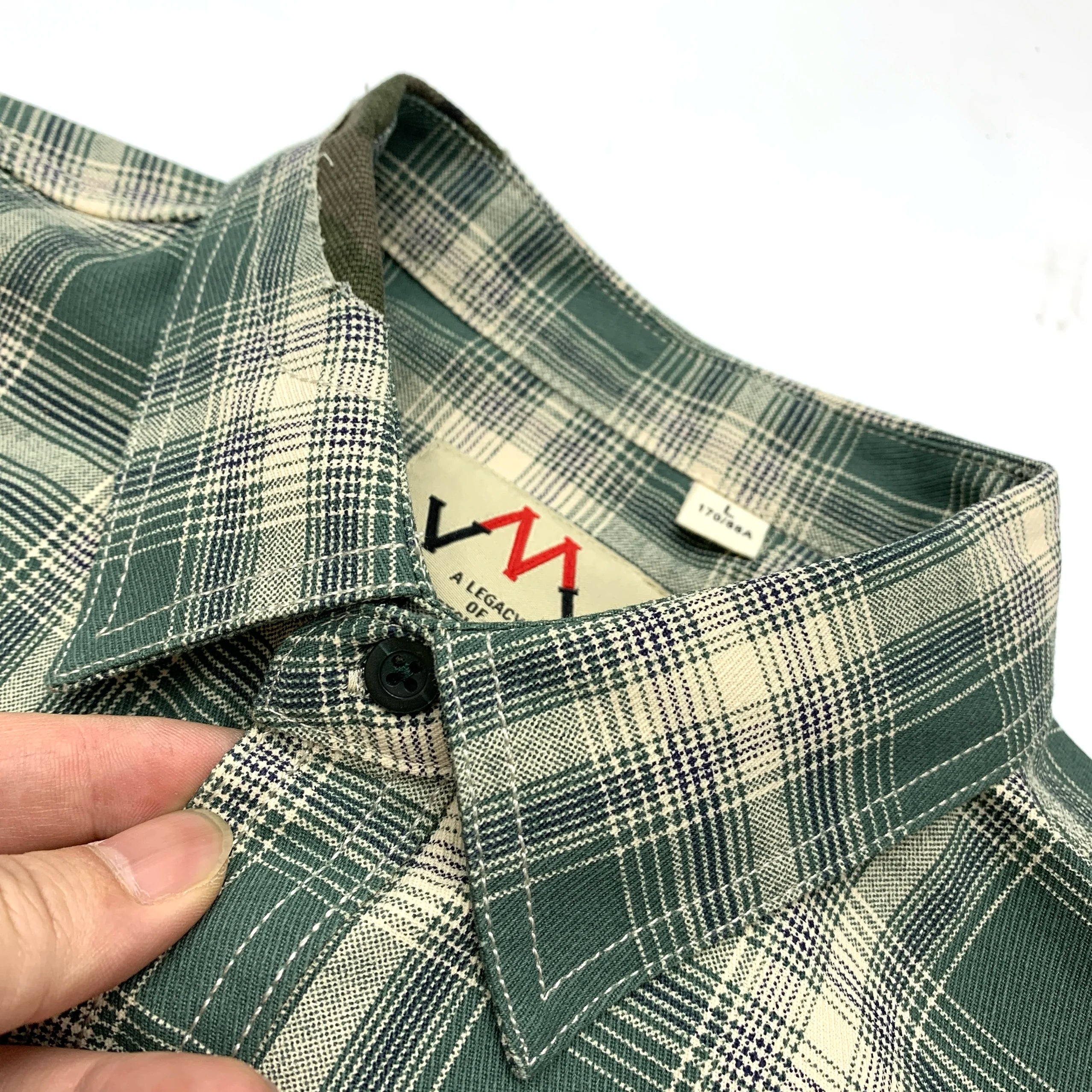 Camisa Cuadros Hombre | Algodón 100% | Estilo Retro Japonés | Manga Corta | Ticotrendy Costa Rica