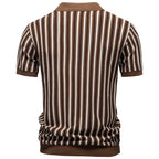 Polo Verano Rayas Tela Fresca Hombre | Manga Corta Transpirable | Tallas S-XXL | Tico Trendy