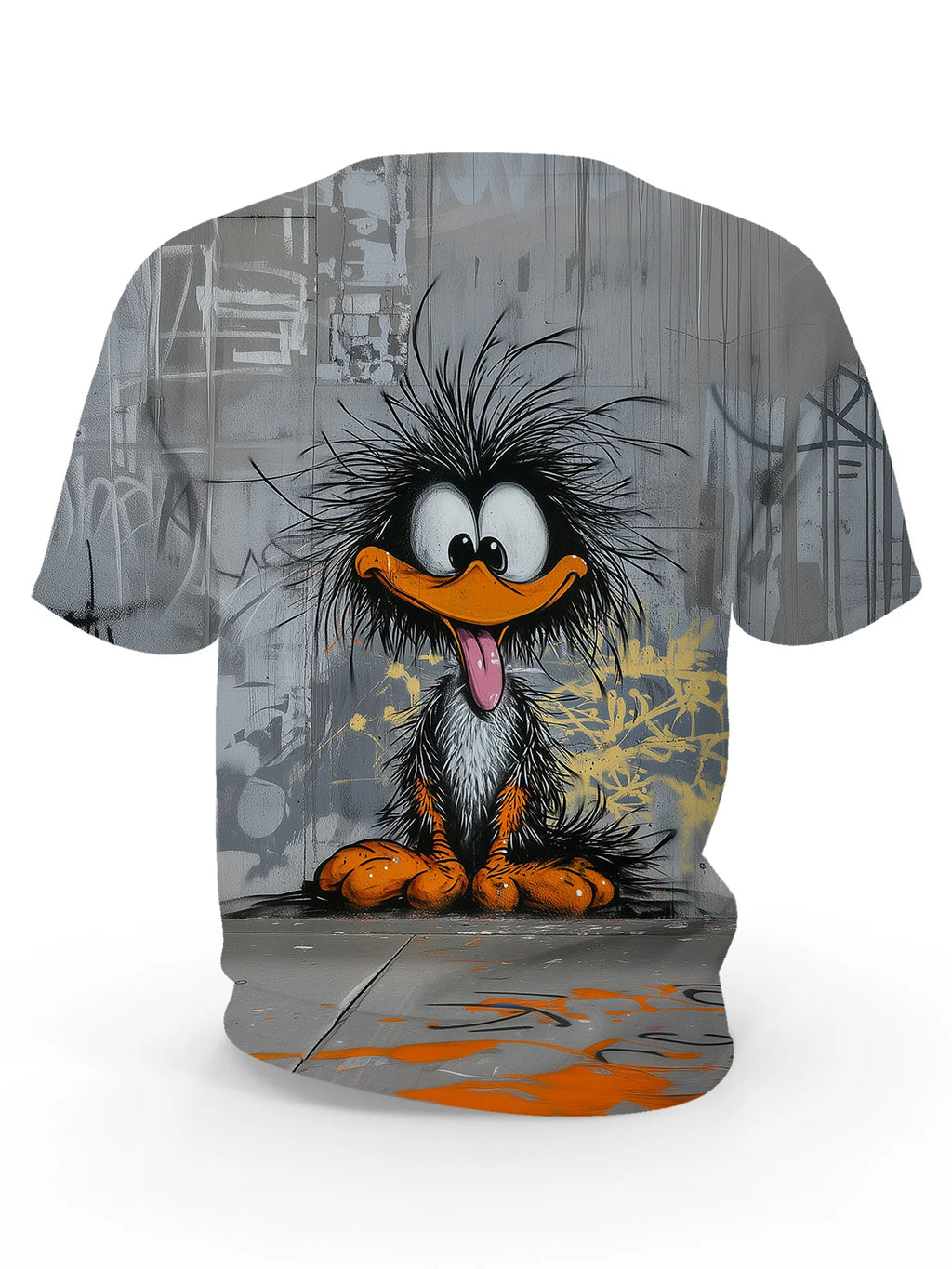 Camiseta Hombre Verano Jersey Estampado Abeja | Manga Corta Cuello Redondo Secado Rápido